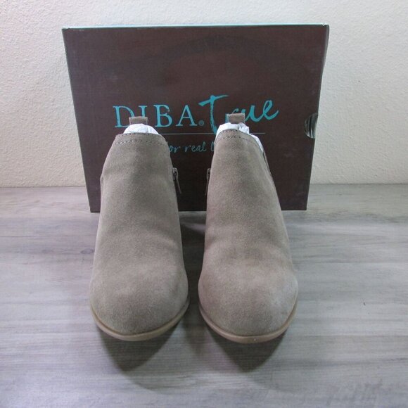 Diba True Women's Lake Away Ankle Boot Taupe Suede 26272 - Picture 4 of 5